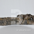 도마뱀 나무 뿌리 돌 조각 잉크 스톤